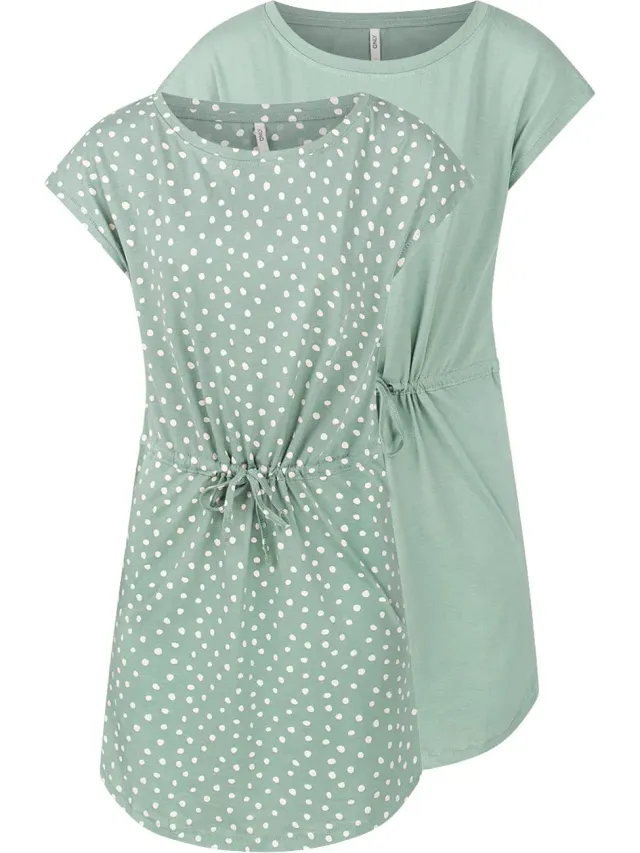 Only Onlmay abito donna M pack 2 pezzi cotone