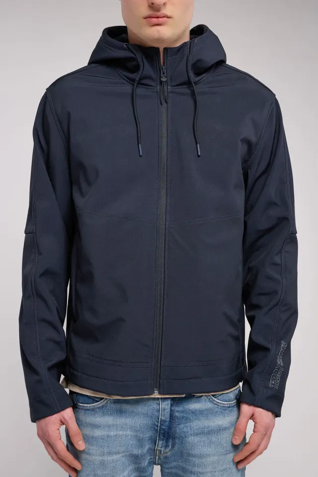 Teddy Smith B-Renzo Giubbotto Uomo Dark Navy Softshell