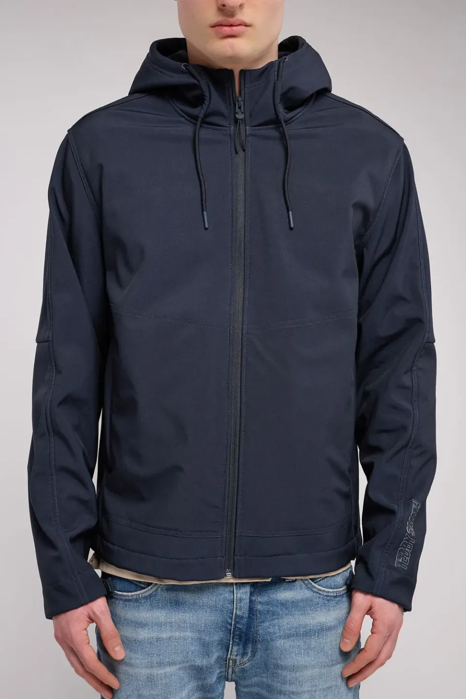 Teddy Smith B-Renzo Giubbotto Uomo Dark Navy Softshell