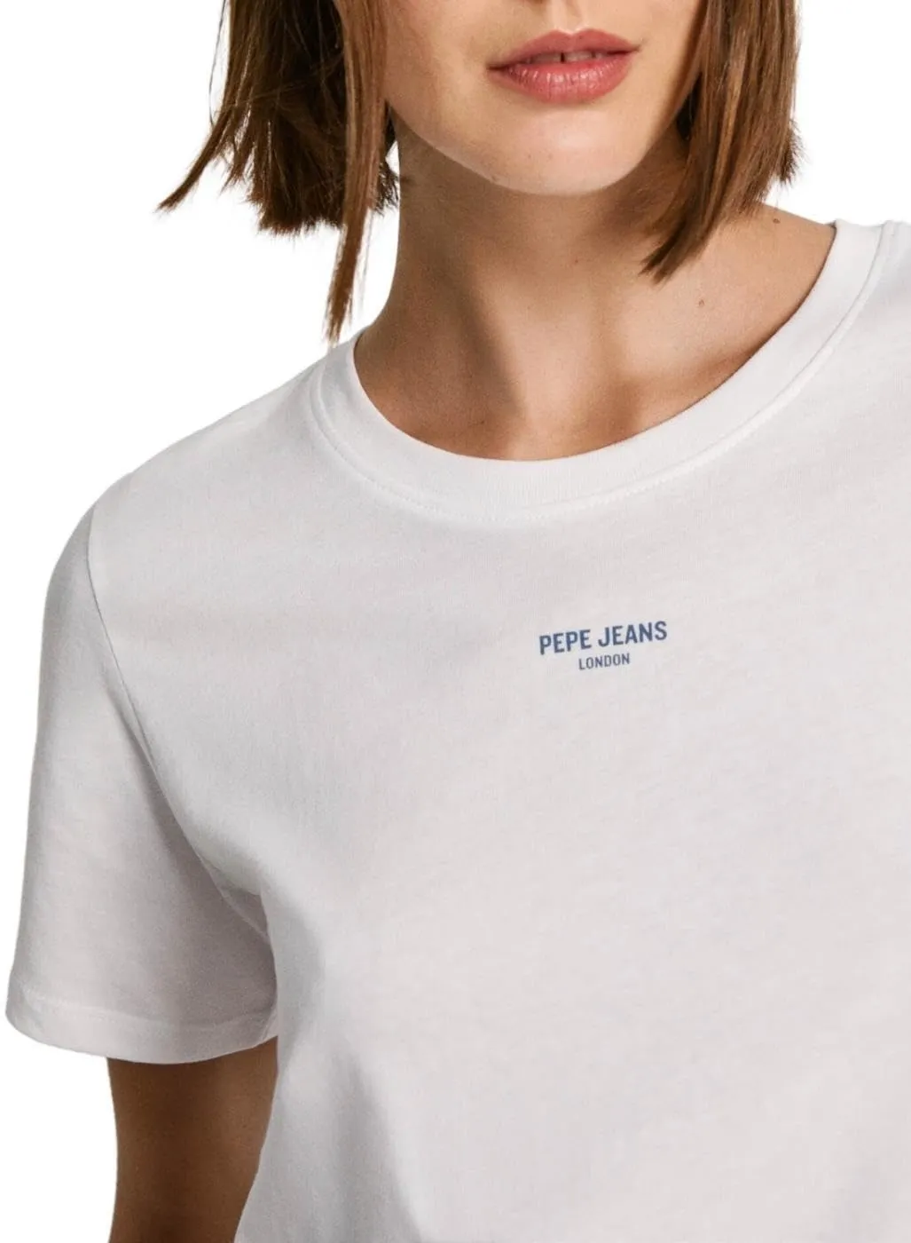 Pepe Jeans Emily t-shirt donna XL bianca slim