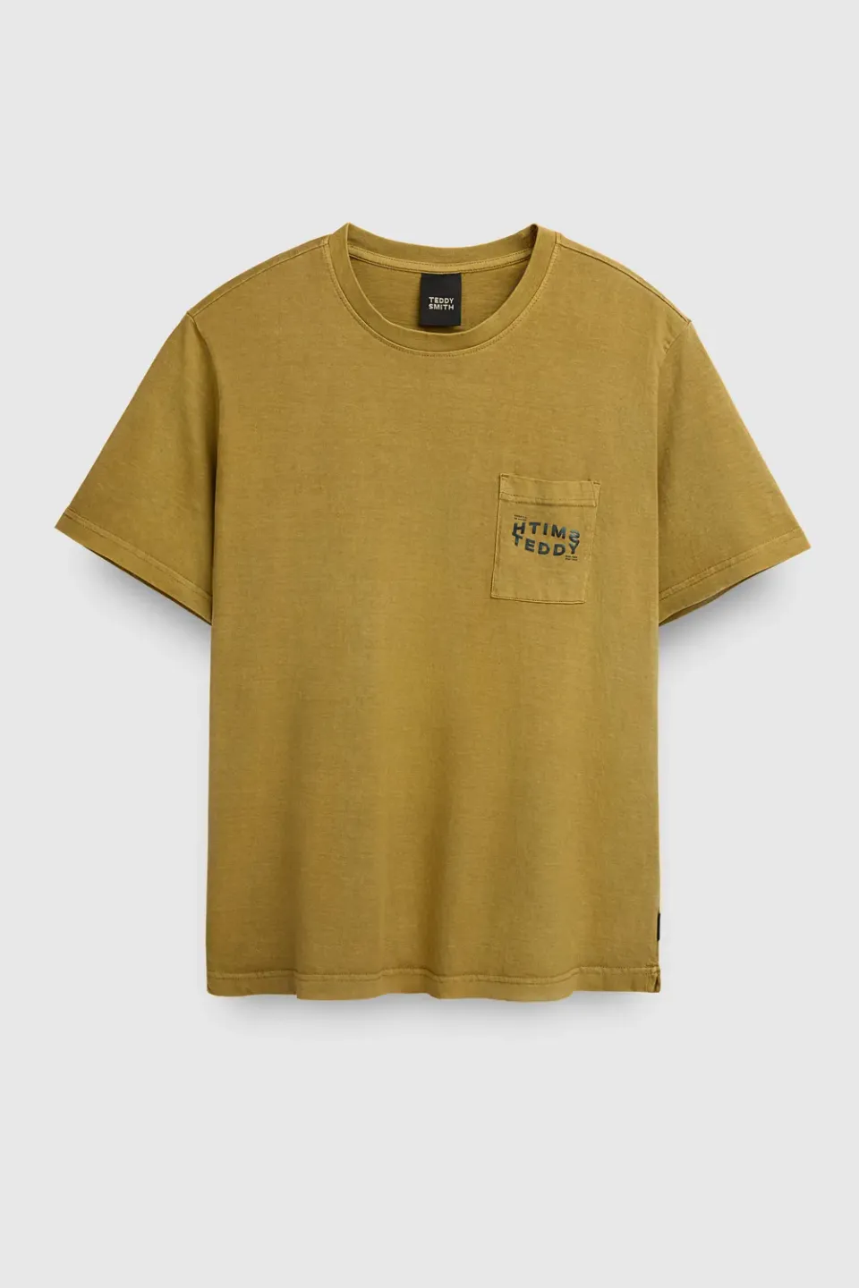 Teddy Smith T-Squad Worker t-shirt beige effetto slavato
