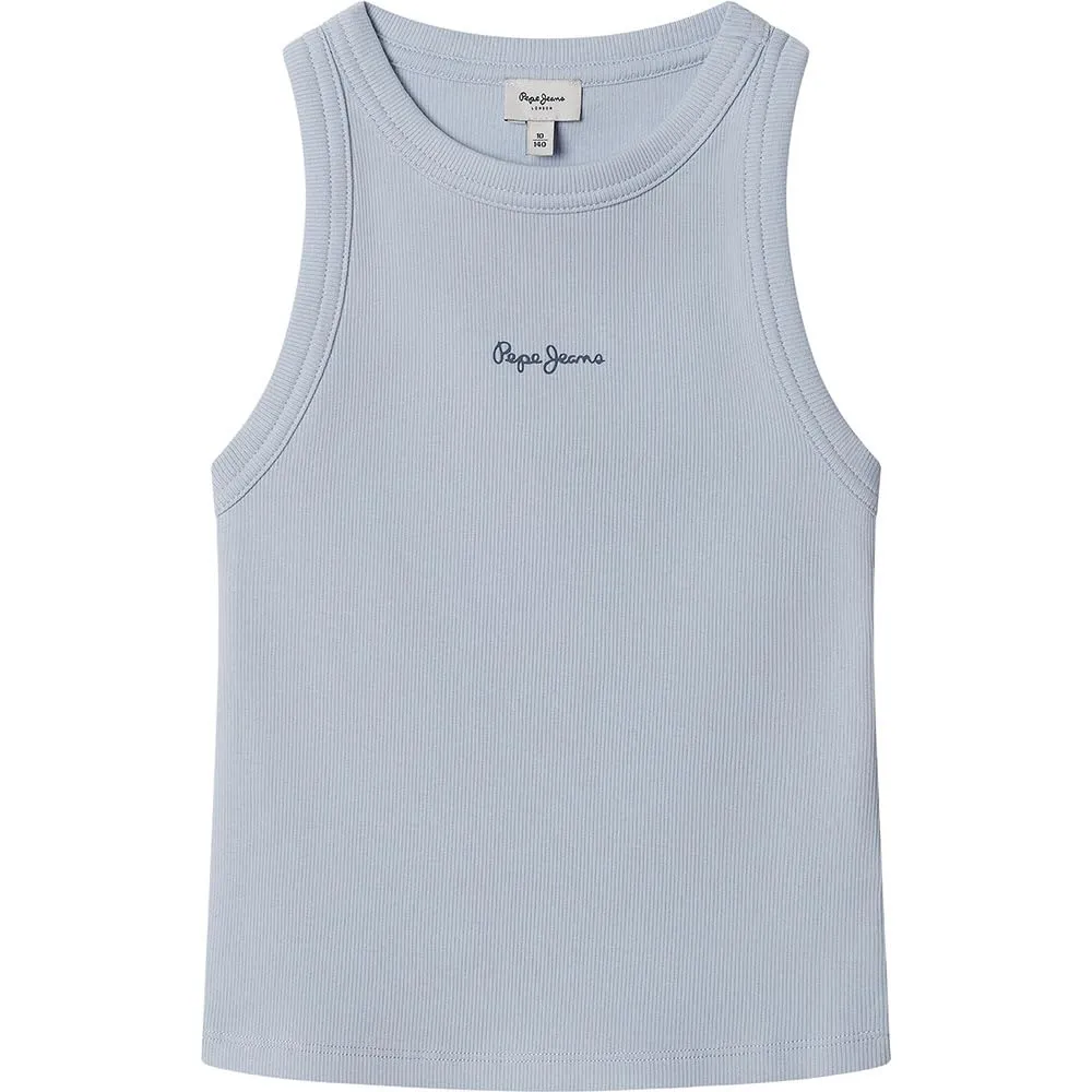 Pepe Jeans Giselle canotta bambina 10 anni costine logo