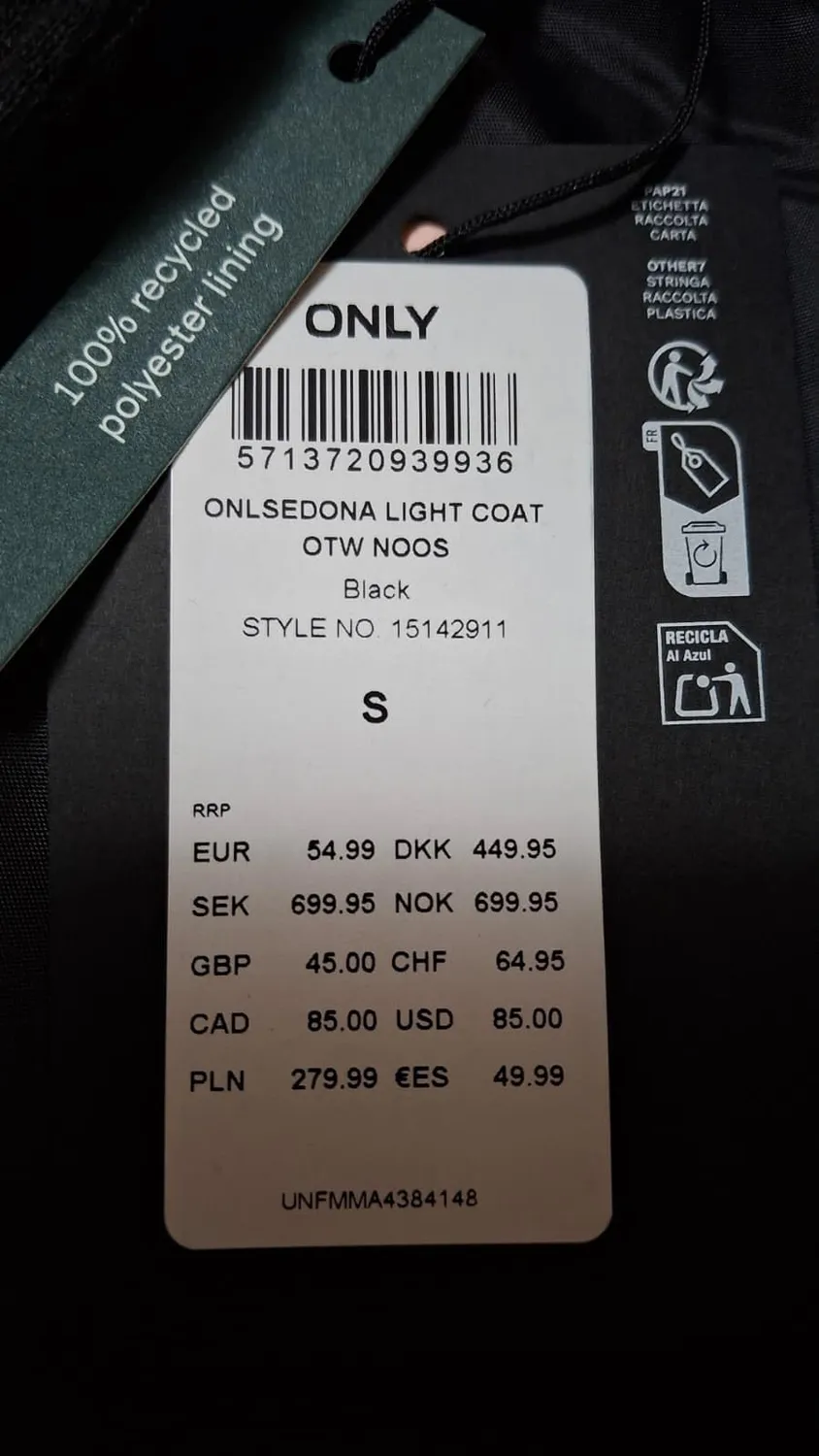 Only Onlsedona coatigan donna grigio cappuccio