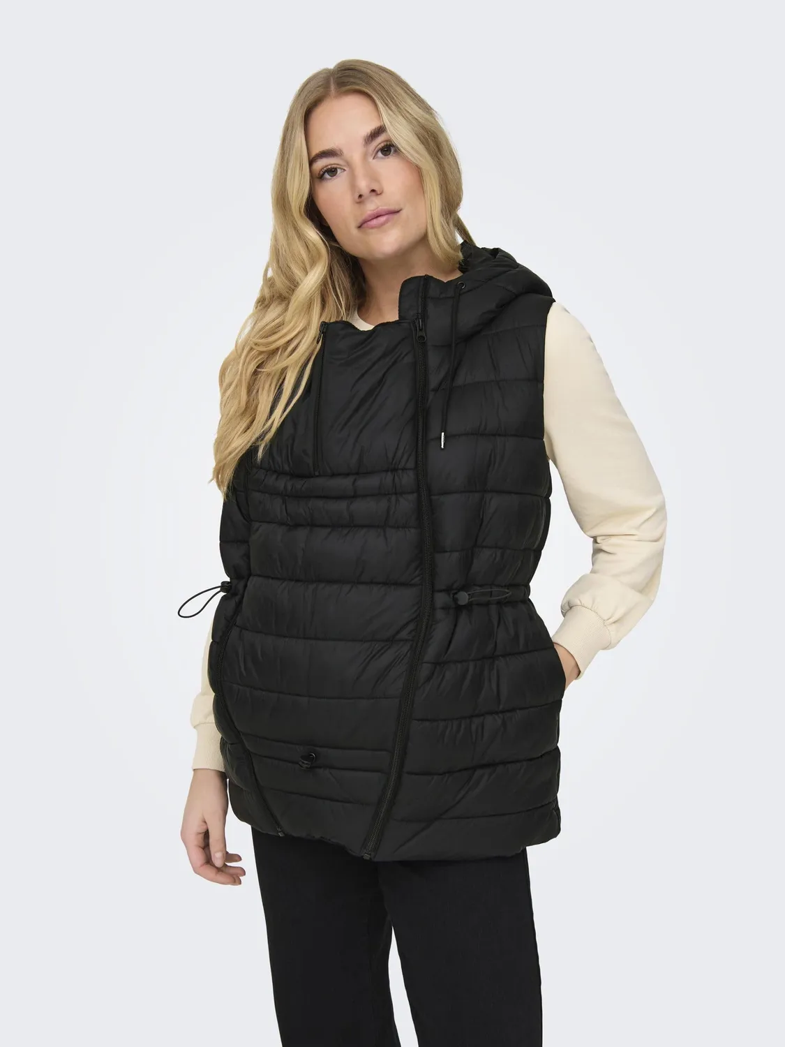 ONLY Maternity Olmmama gilet premaman trapuntato 3 in 1