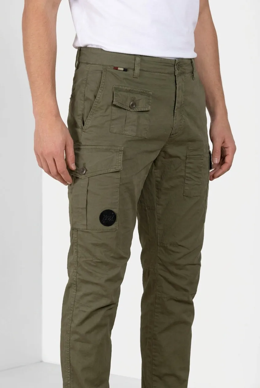 Mason's George Coolpocket Cargo Verde Scuro Carrot