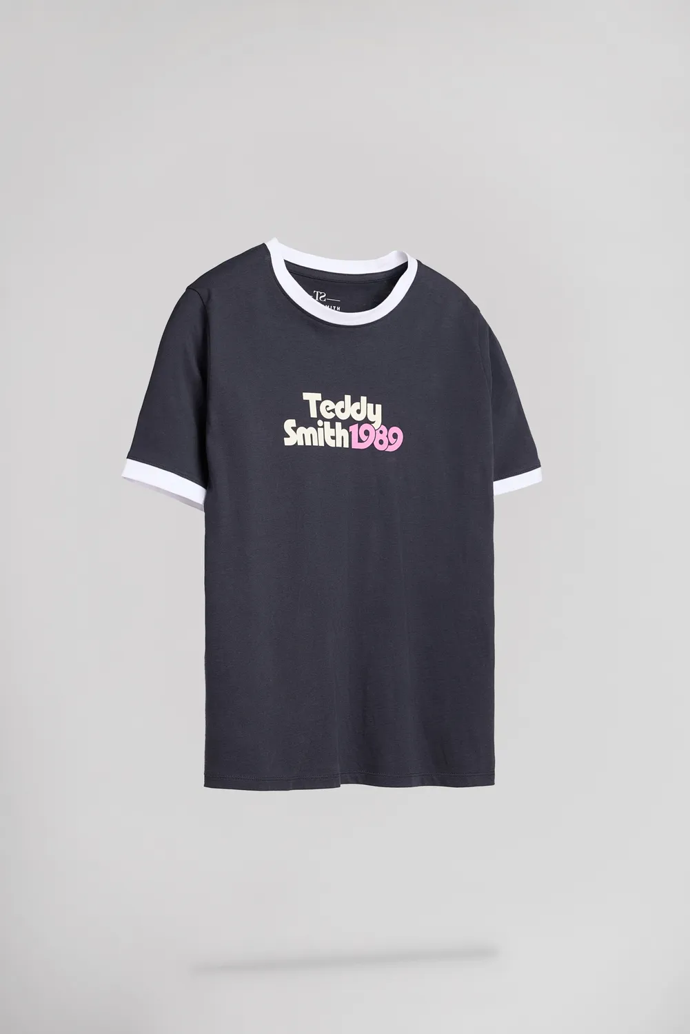 Teddy Smith T-Vintage MC t-shirt donna blu navy 1989