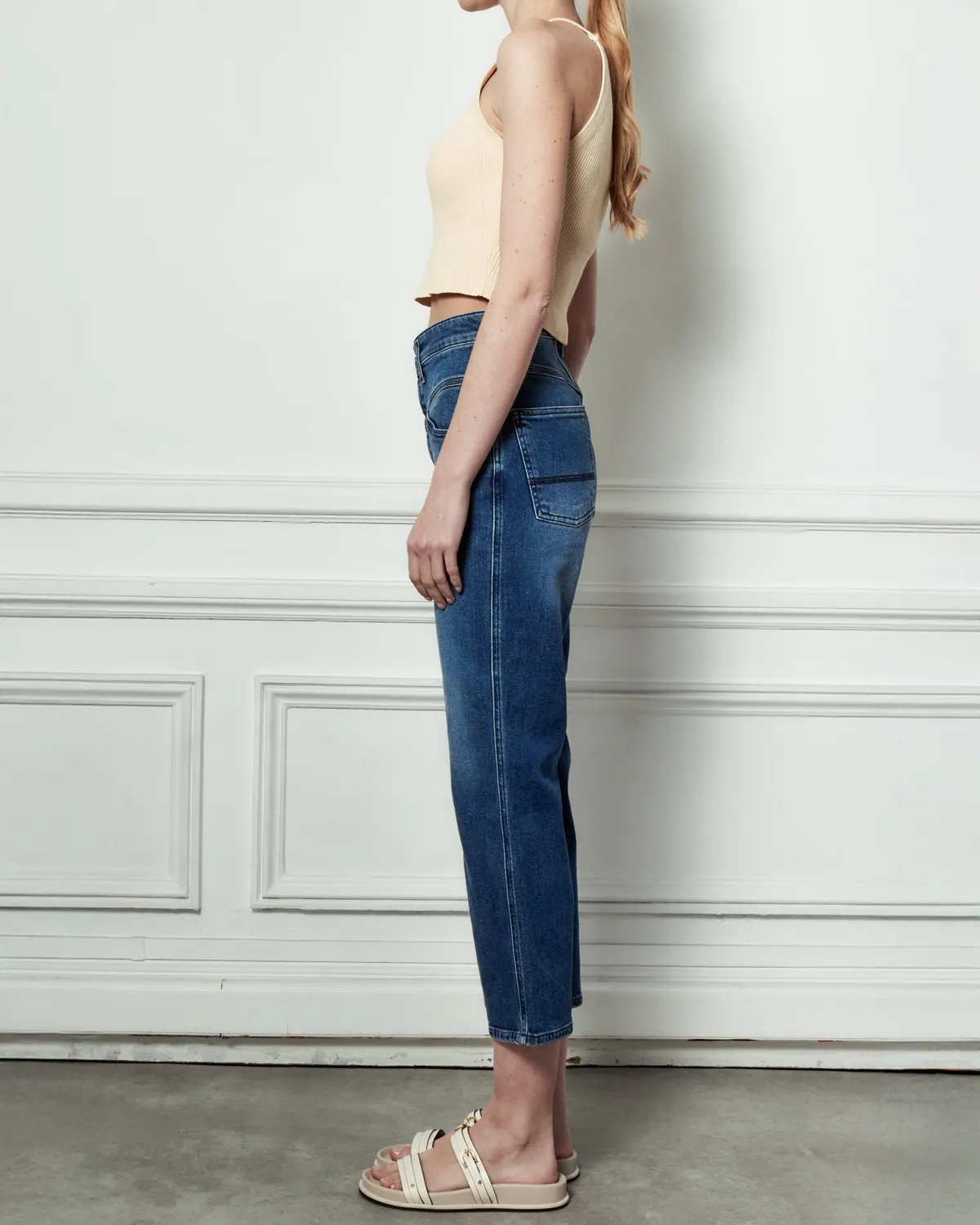 acquaverde Frida jeans dritti vintage 7/8