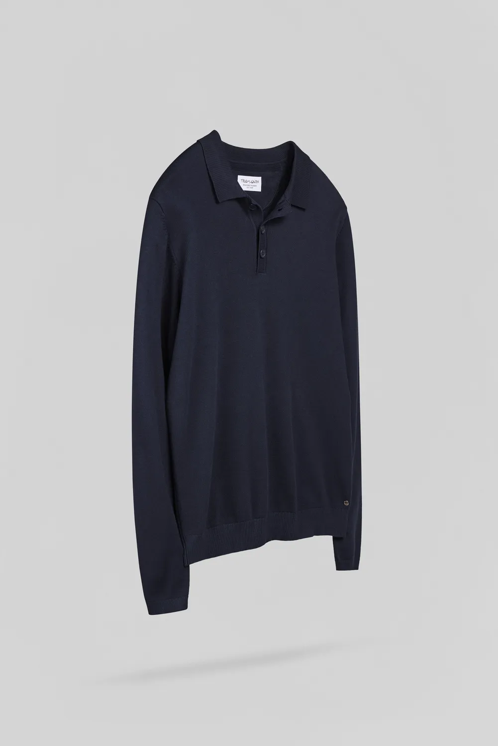 Teddy Smith P-Nitty ML polo blu navy manica lunga