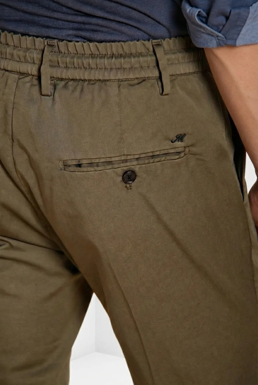 Mason's Milano Jogger Travel chino uomo verde scuro