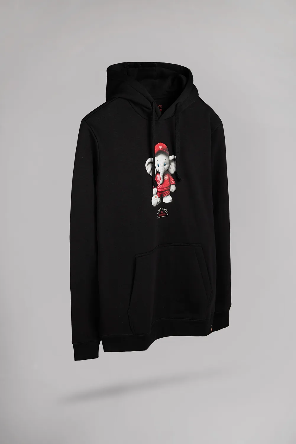Teddy Smith S-Mascotte Hood Felpa Uomo Nero Cotone