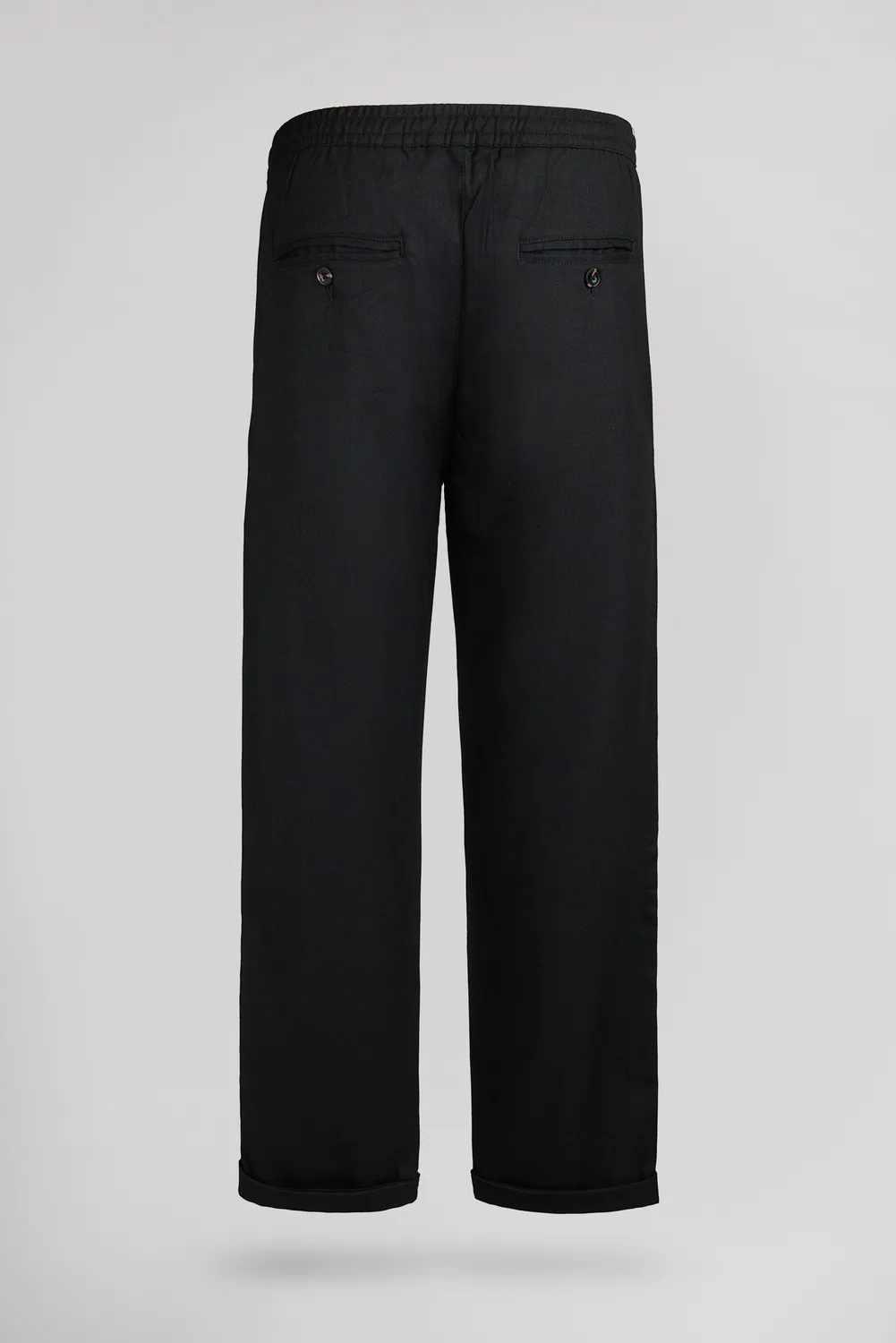 Teddy Smith Pywan 2 pantalone slim flanella nero
