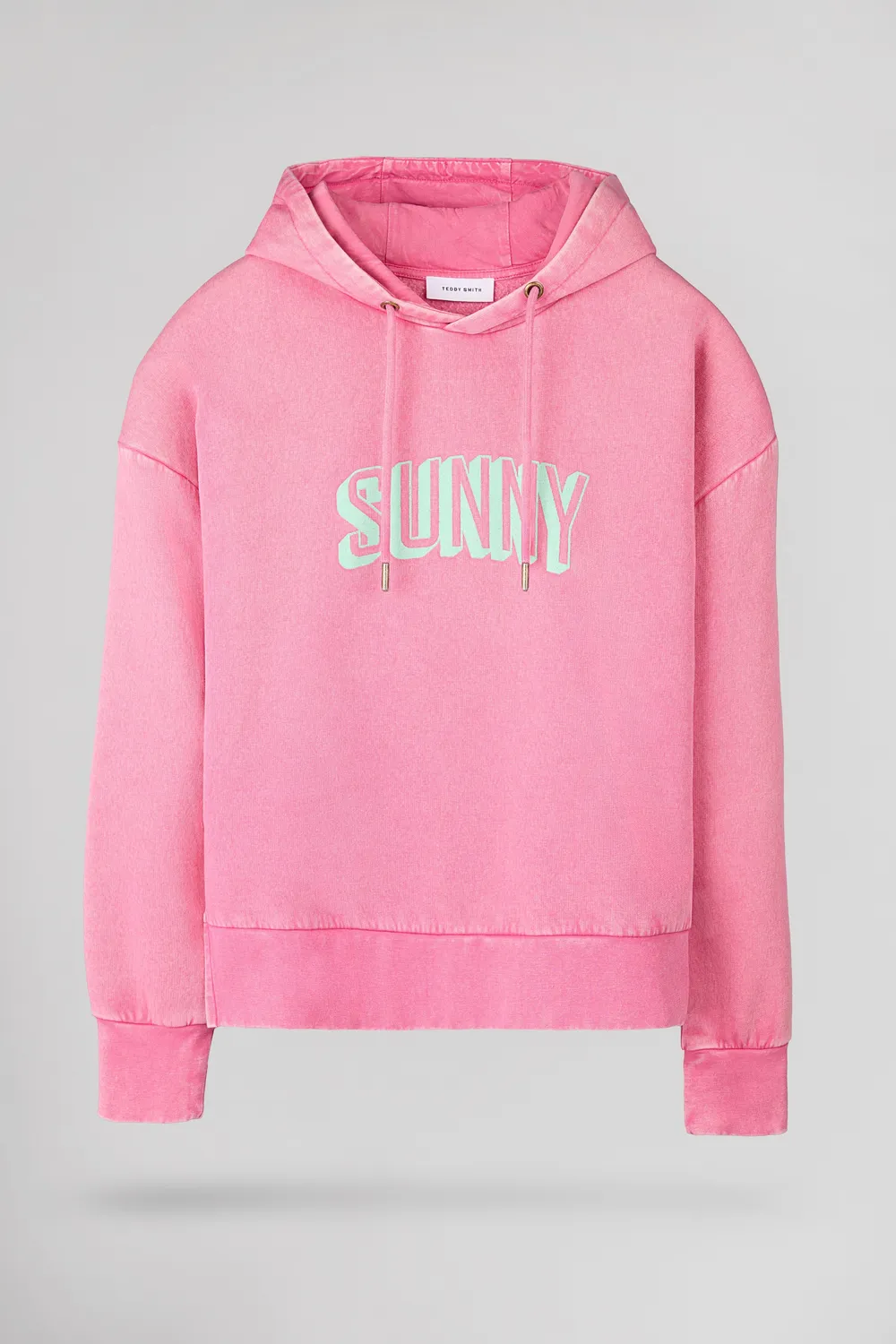 Teddy Smith S-Paillette felpa rosa bubble pink