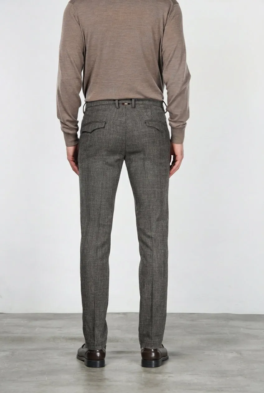 Mason's Torino City chino slim marrone galles sfumato