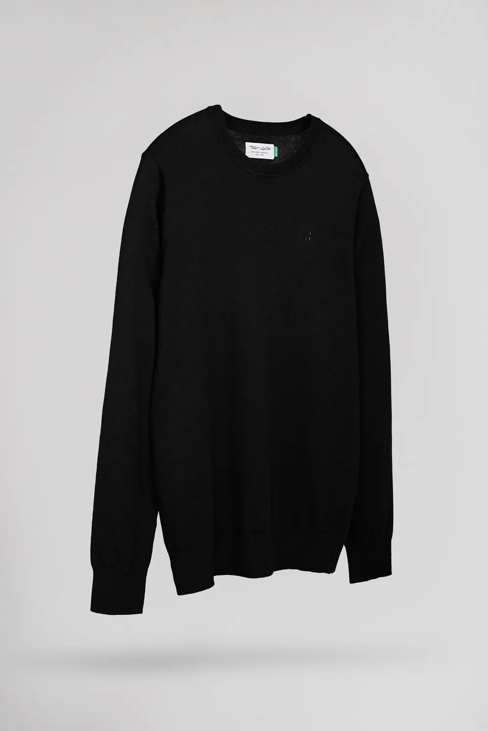 Teddy Smith P-Martino Maglione girocollo nero slim