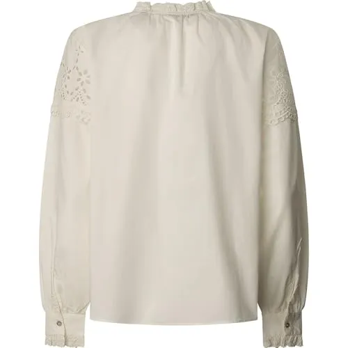 Pepe Jeans Bernadette camicia donna XS bianca pizzo
