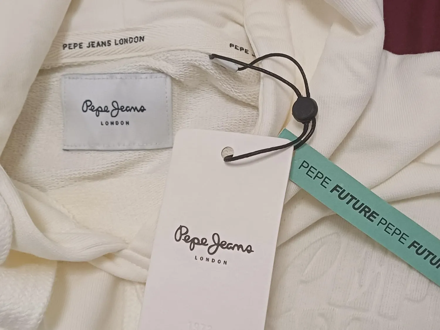Pepe Jeans Estrid felpa corta donna blu marino