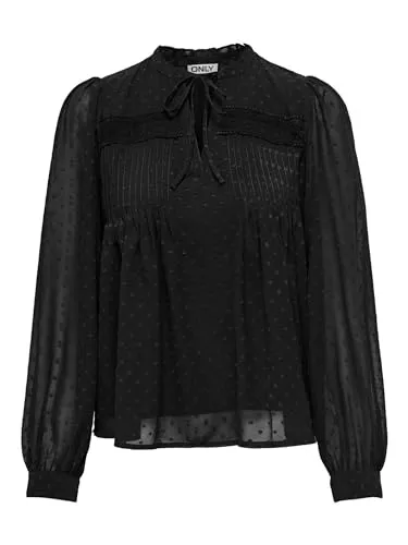 ONLY Onlmadonna top donna XXL scollo dritto nero