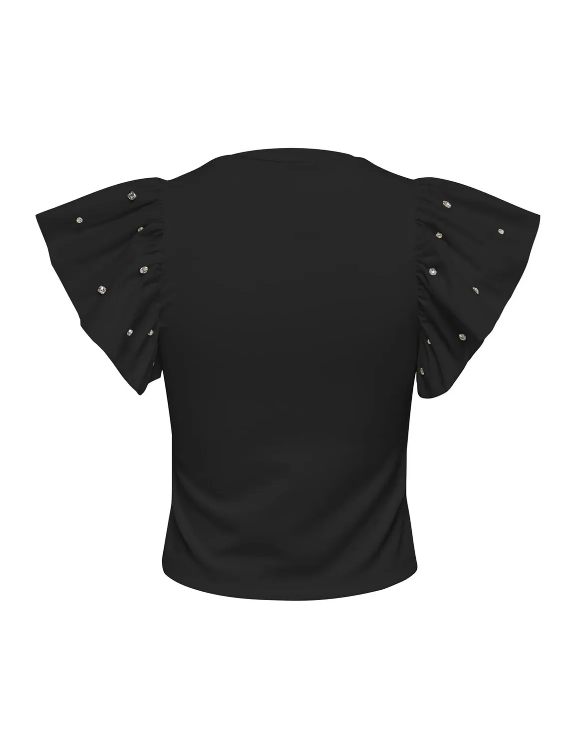 ONLY Onlmacy Life S/S t-shirt nero jersey donna