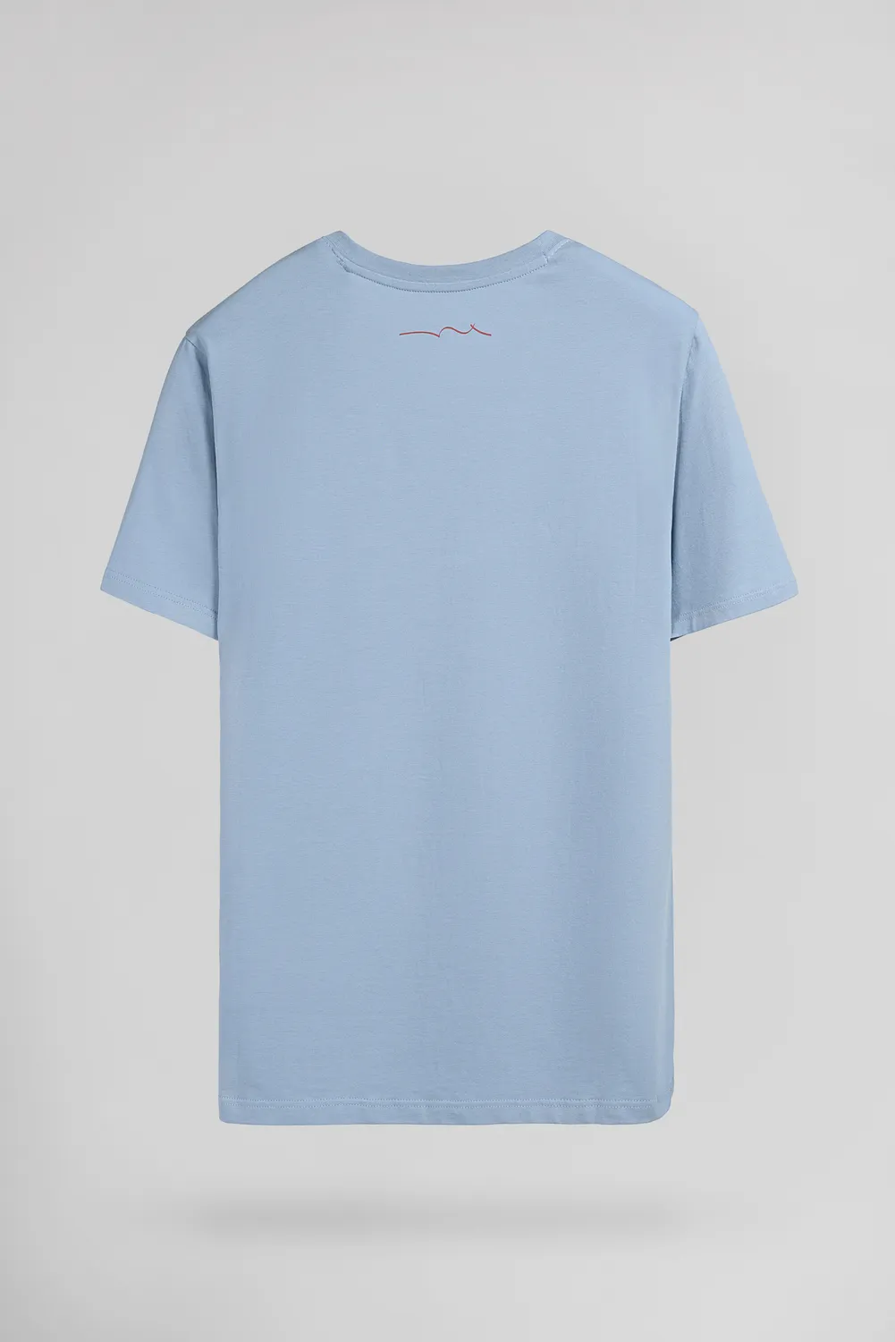 Teddy Smith Tawax 2 T-shirt scollo V blu grigio uomo