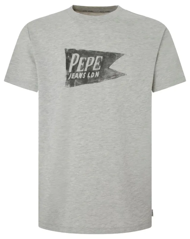 Pepe Jeans Single Cardiff t-shirt uomo L grigia stampa
