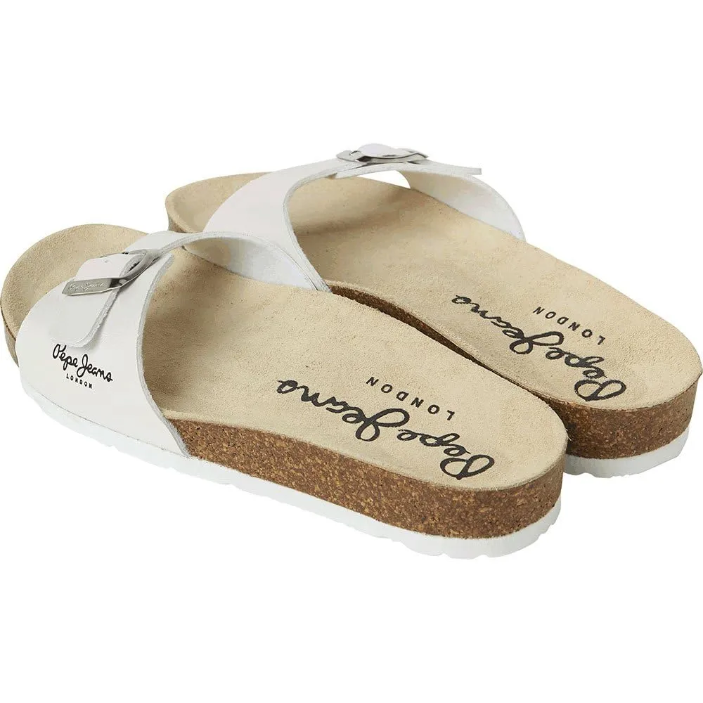 Pepe Jeans Oban Nacarado sandali donna bianco 36