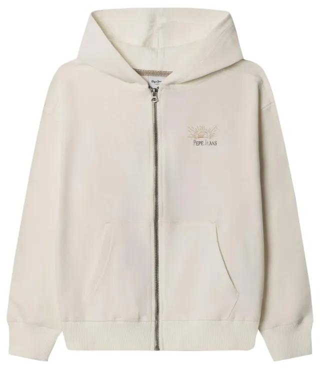 Pepe Jeans Sonny felpa bambino 10 anni zip con cappuccio