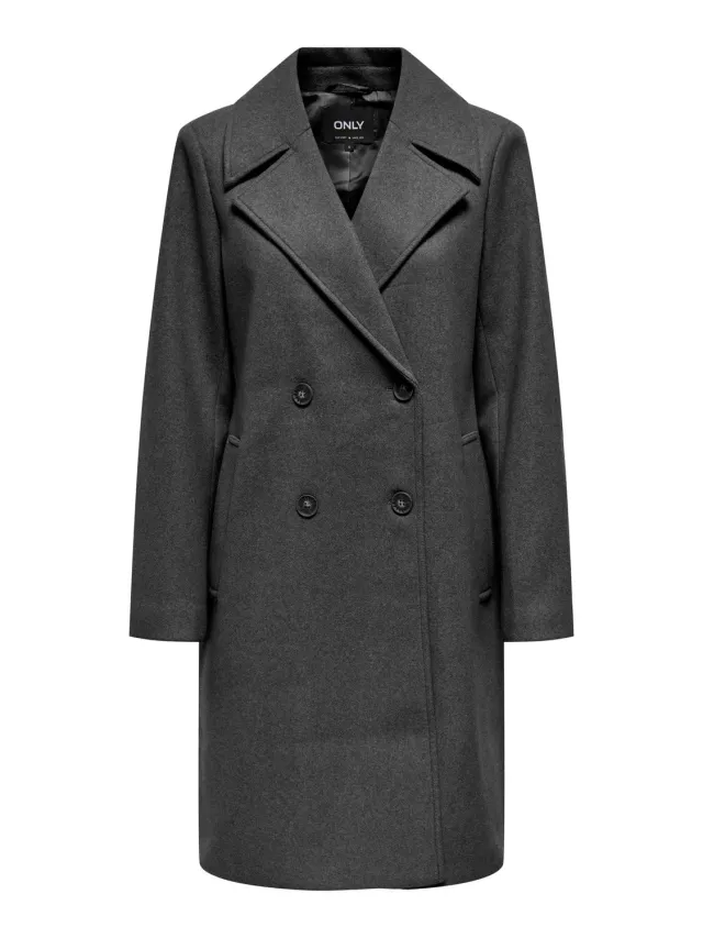 ONLY Onladina Life Cappotto lungo tinta unita