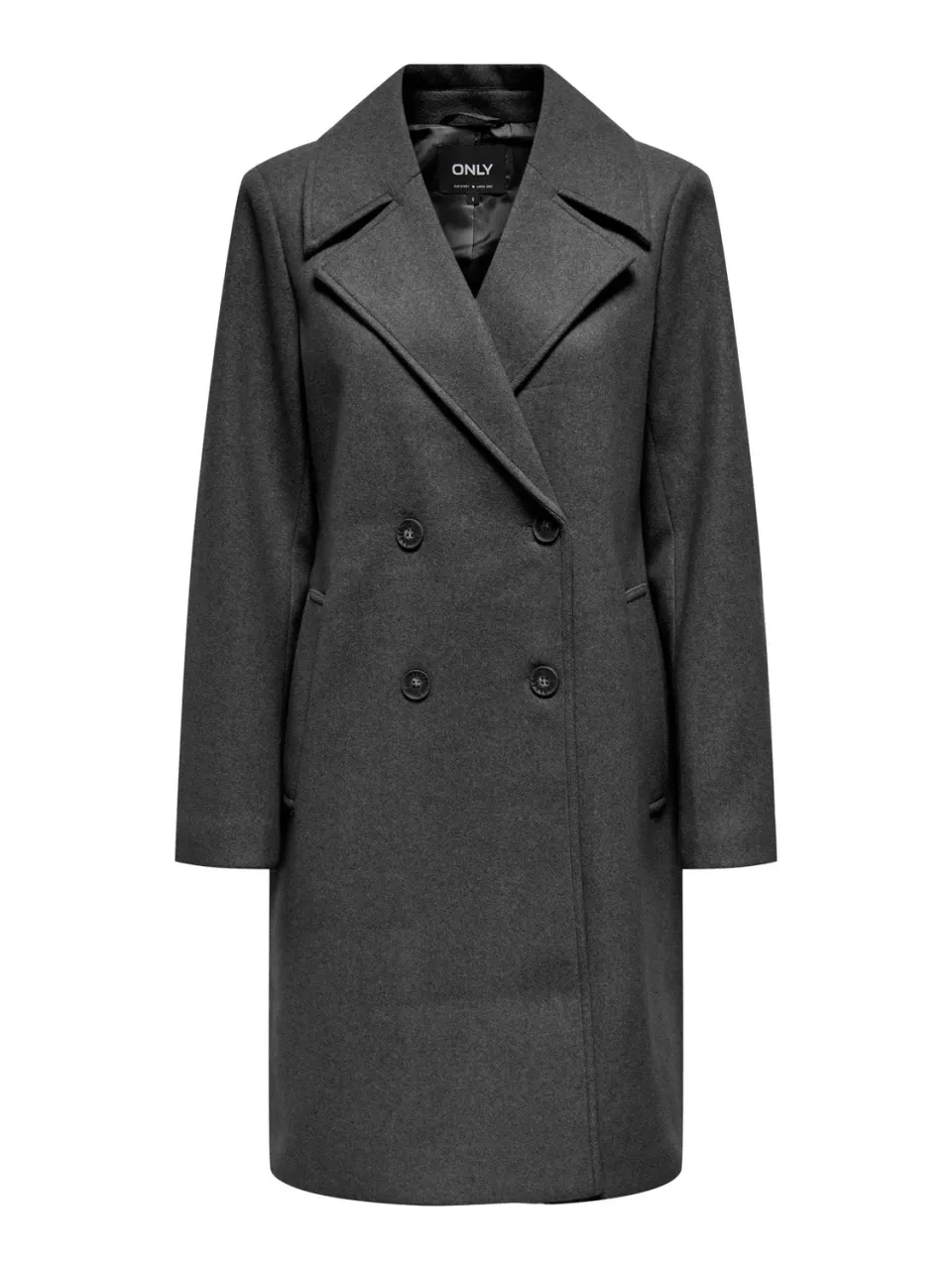 ONLY Onladina Life Cappotto lungo tinta unita
