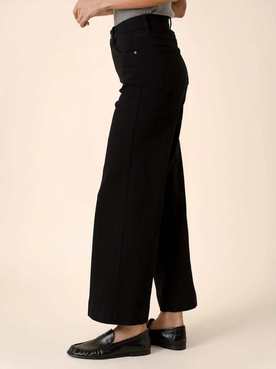 Oraije Vienna jeans wide nero