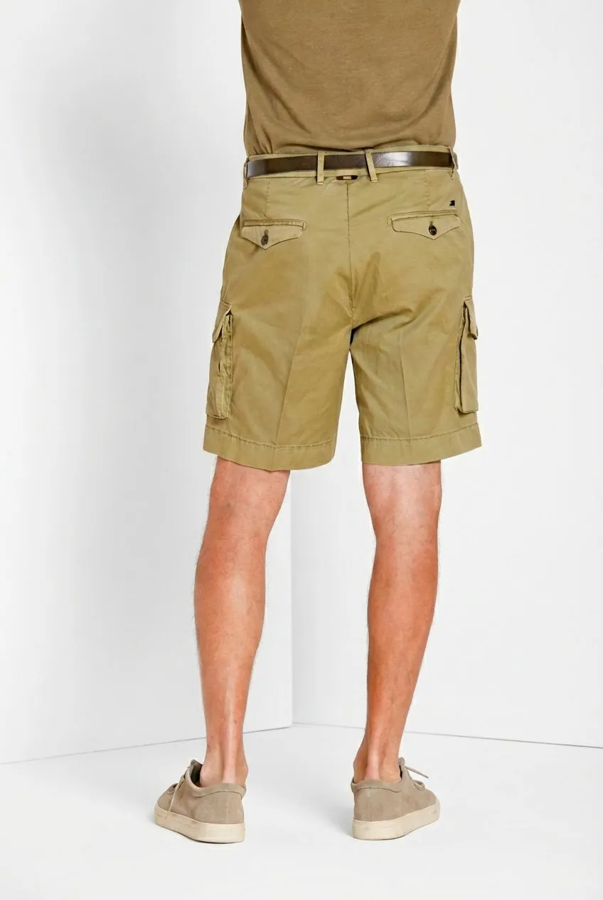 Mason's Cargo Bermuda Uomo Relaxed Verde Acido Cotone