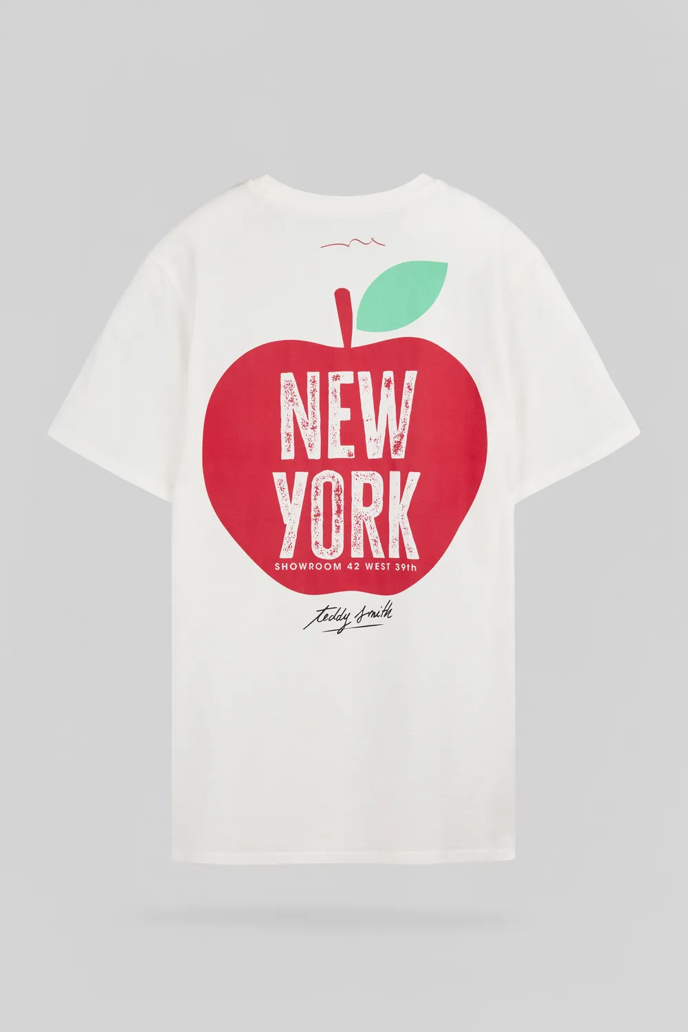 Teddy Smith T-Golden Middle White t-shirt uomo cotone