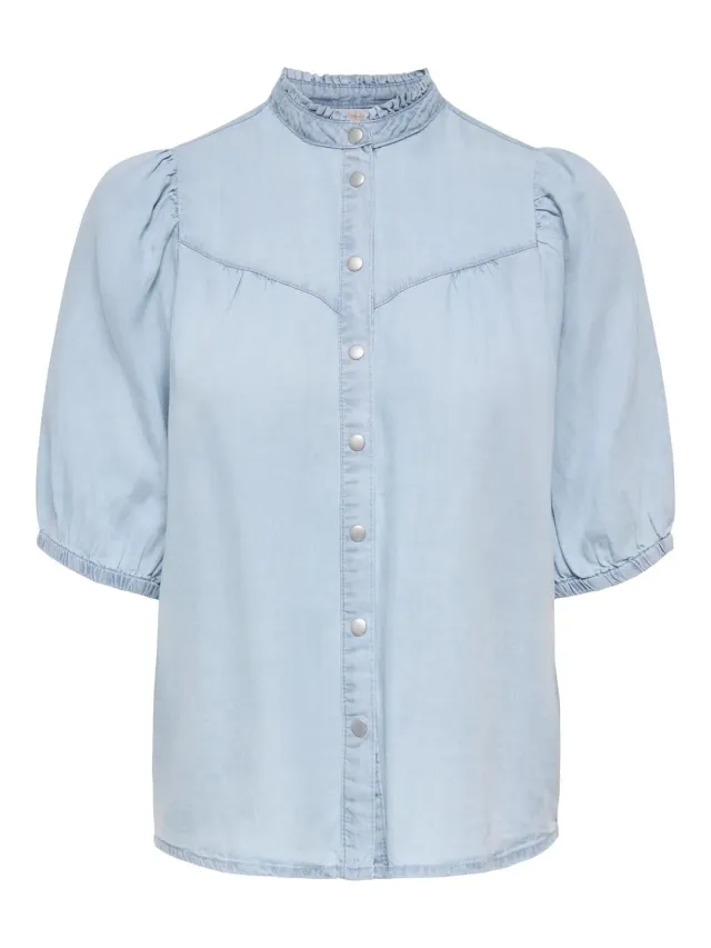 ONLY Onlcharis camicia denim blu scuro