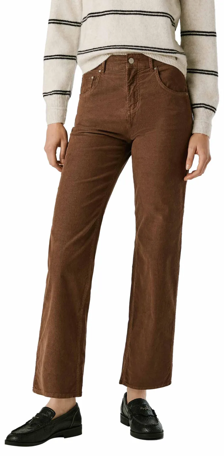 Pepe Jeans London Sun pantaloni donna gamba dritta