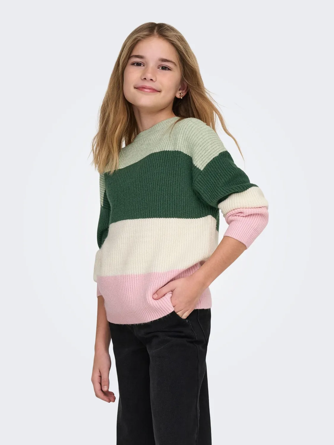 ONLY KOGSANDY pullover bambina righe