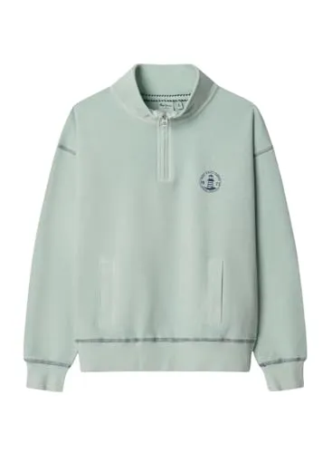 Pepe Jeans Preston Felpa Bambino 12 Anni Mezza Zip