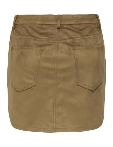 ONLY Onltulip Life gonna camoscio cognac M