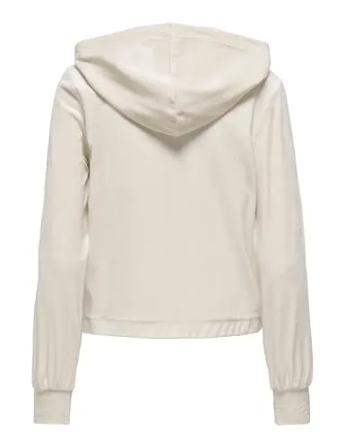 ONLY ONLREBEL felpa donna zip cappuccio taglia M