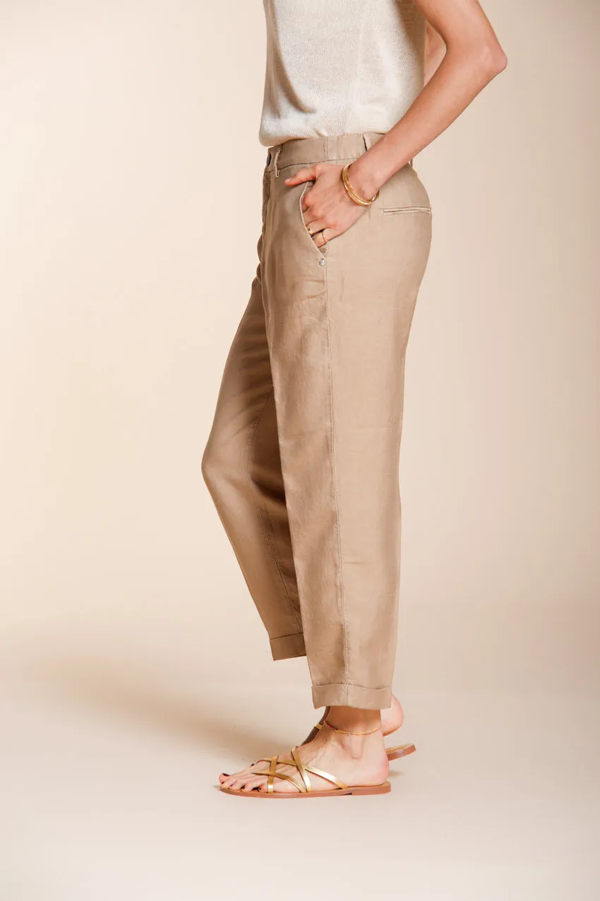Mason's Linda Summer pantalone chino beige medio relaxed