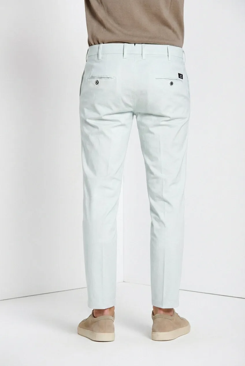 Mason's New York chino uomo celeste regular fit
