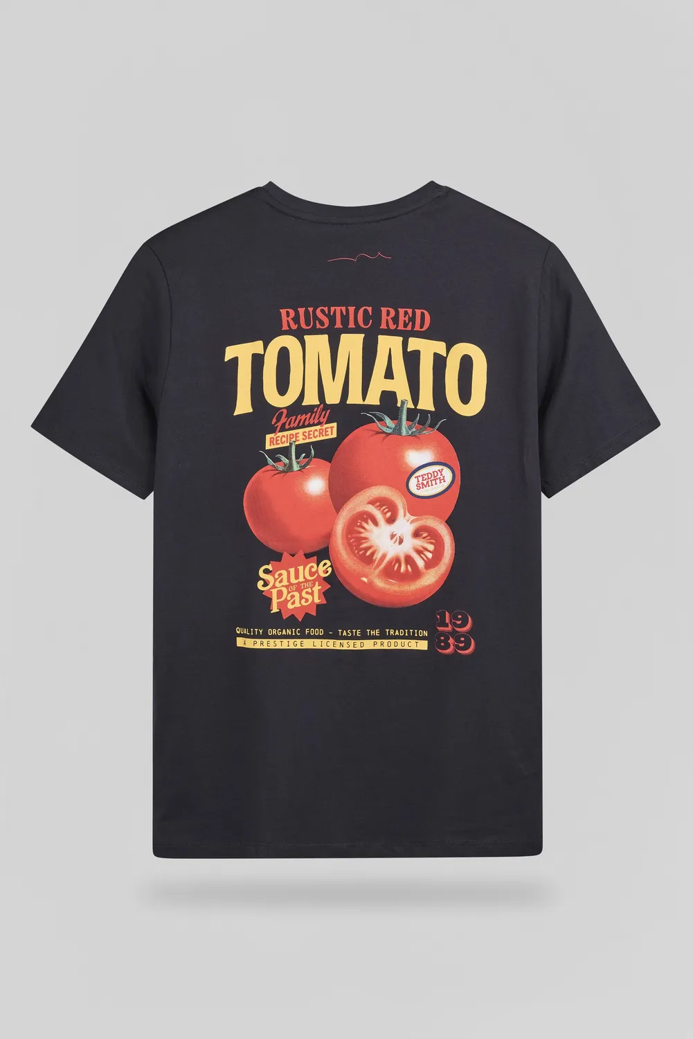 Teddy Smith T-Tomato maglietta uomo dark navy stampa petto