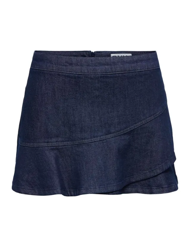 ONLY Onlranja skort jeans M con volant