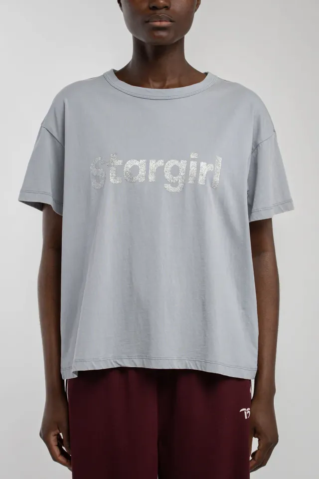 Teddy Smith T-Silver MC t-shirt oversize grigio luna