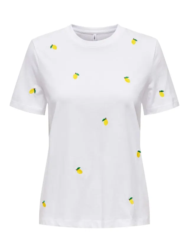 ONLY Onlketty t-shirt bianca donna taglia S