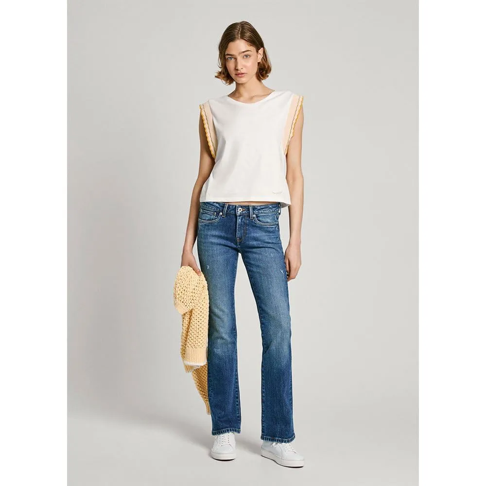 Pepe Jeans Edma T-Shirt Donna XS con Lurex