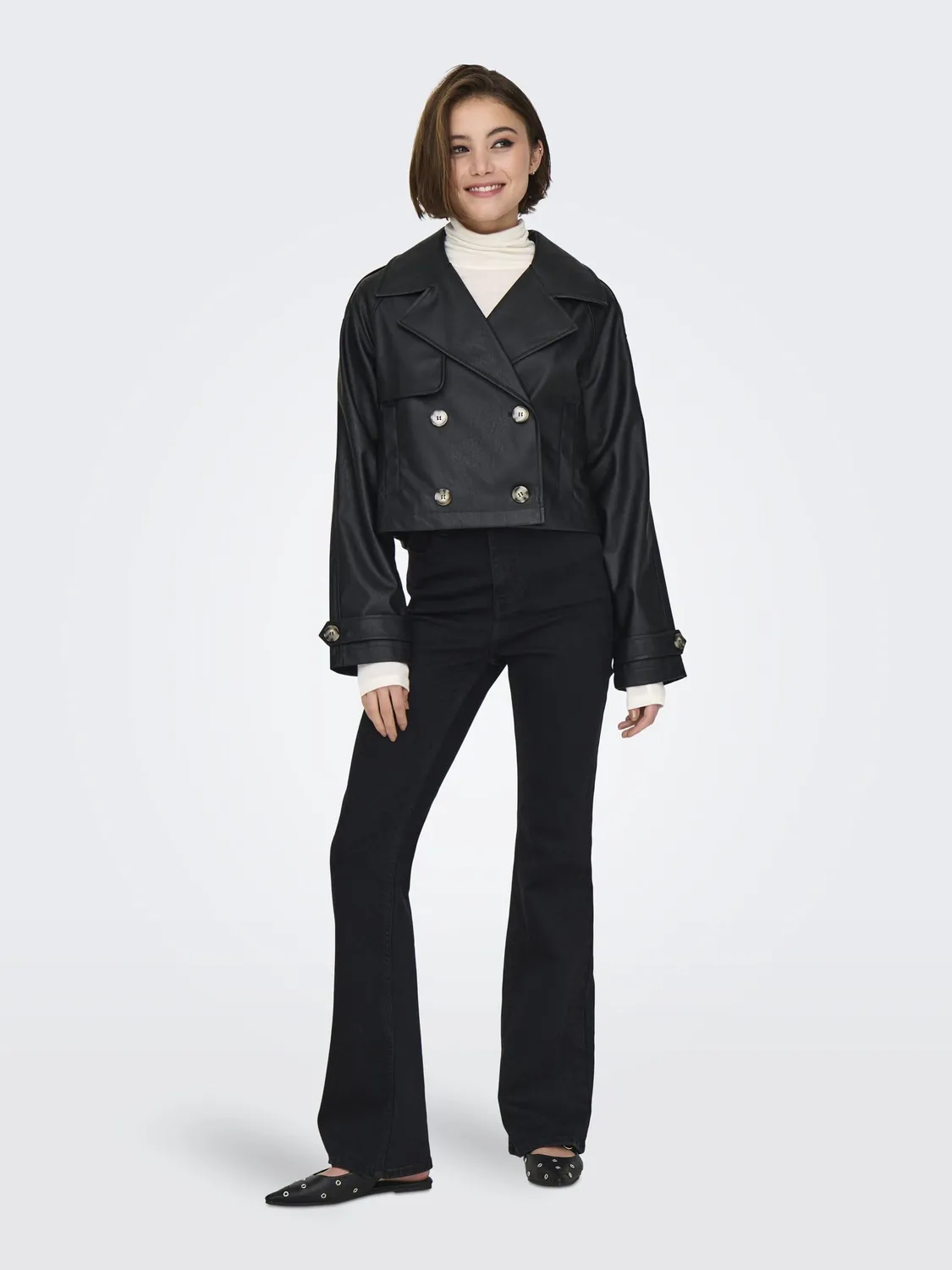 ONLY Onlamia Faux Leather Jacket Cc Otw Giacca M