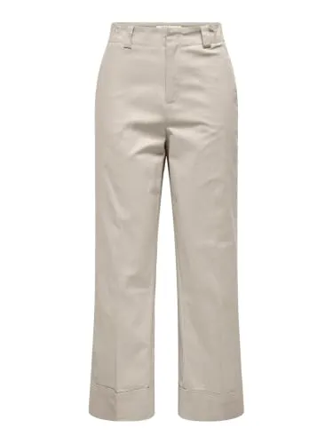 ONLY Onlrosalie HW Crop Chino Pant pantalone chino crop