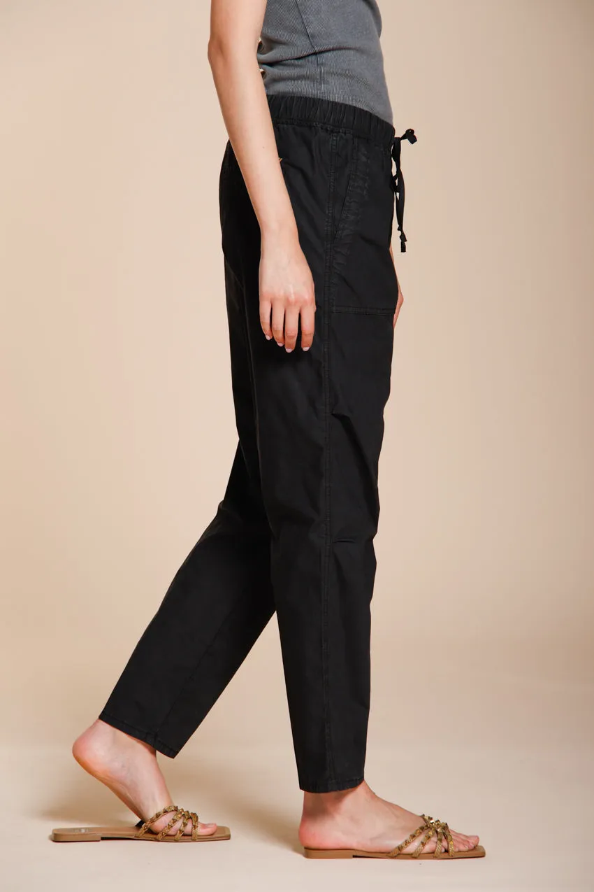 Mason's Fatique Jogger cargo donna nero relaxed