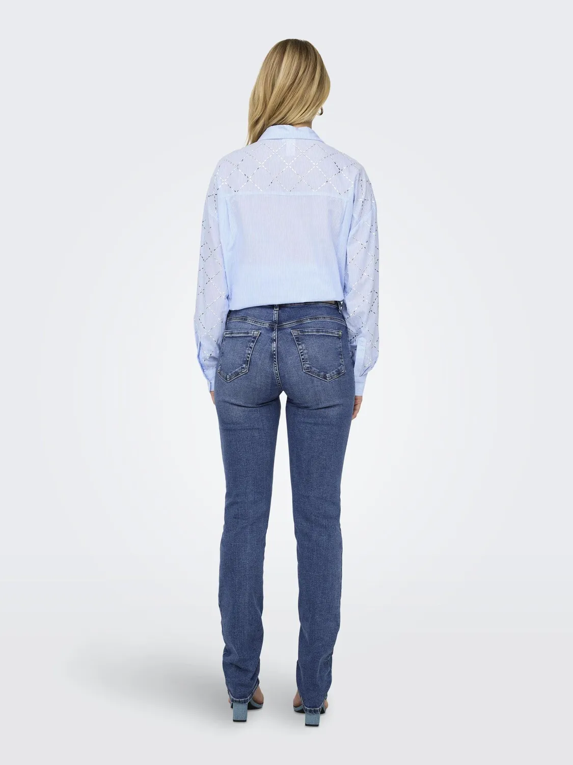 ONLY Onlsui jeans slim XL 32L blu medio