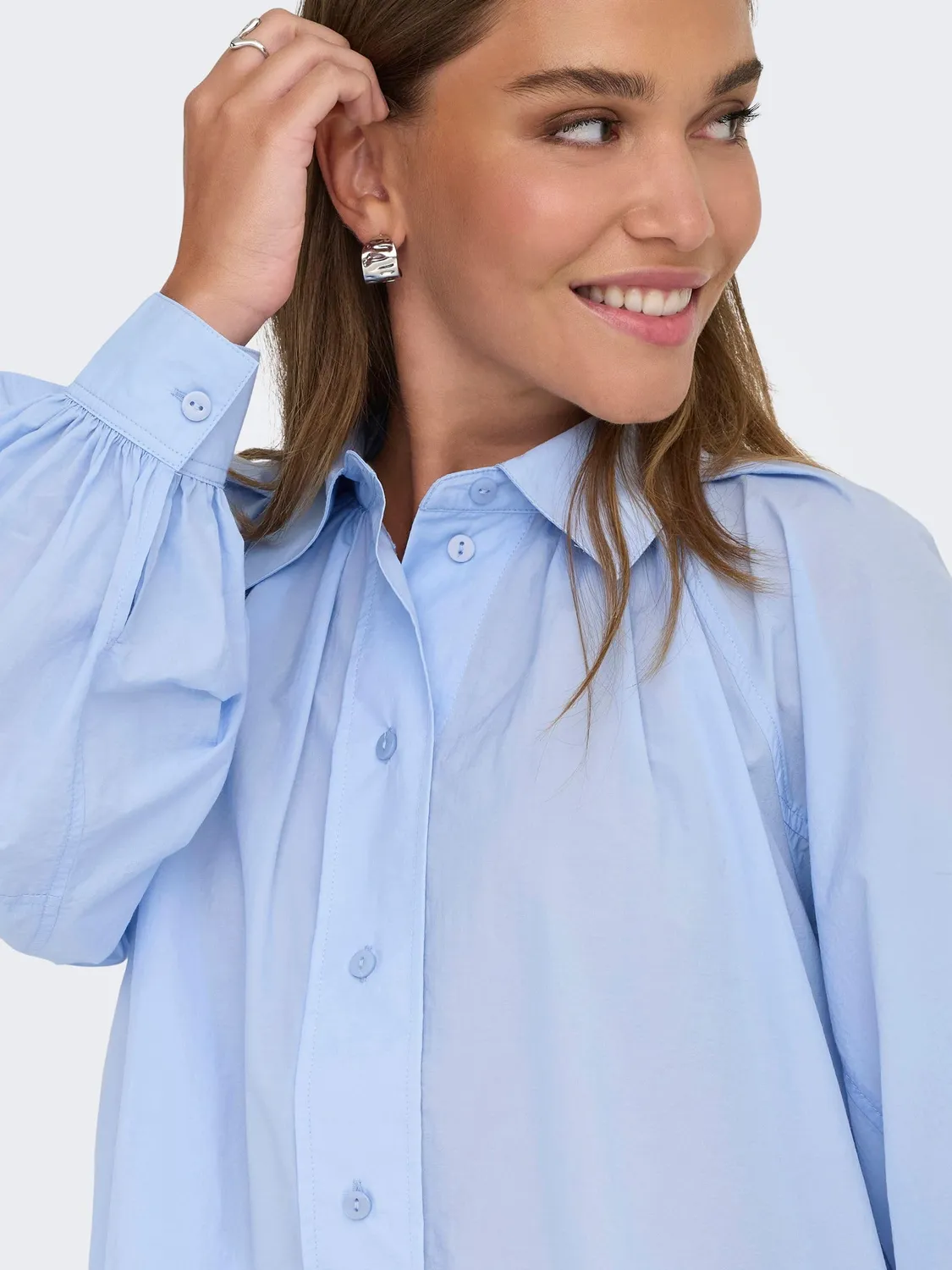 ONLY River camicia donna azzurro chiaro regular fit