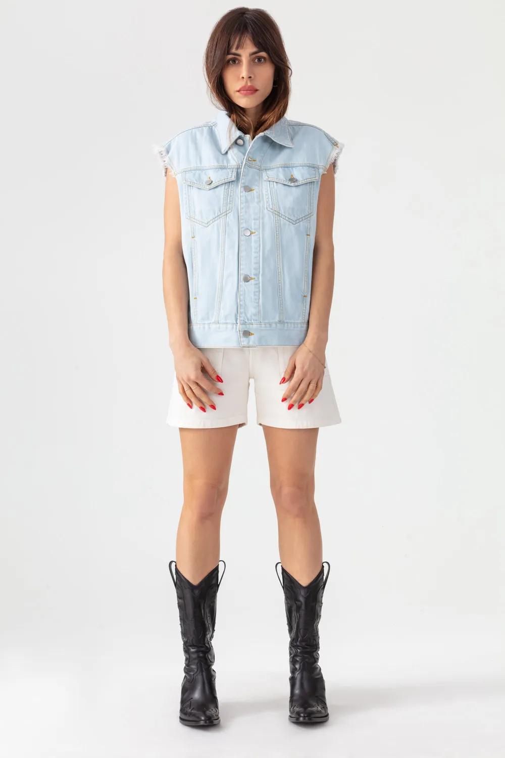 Acquaverde Mary Shorts Cargo Cream